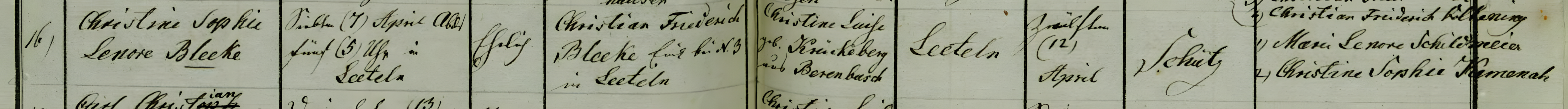 christine sophie leonore bleeke 1841 birth