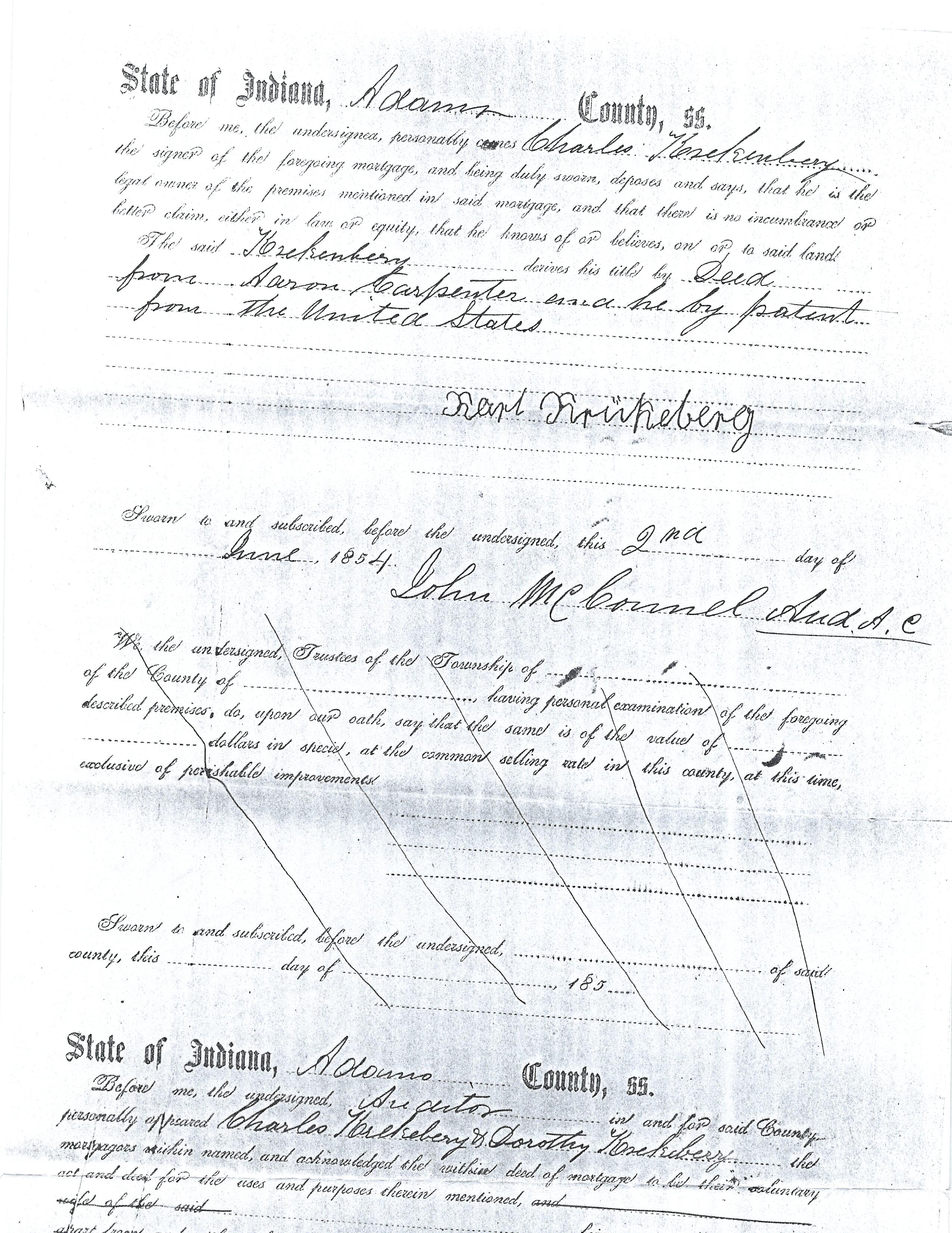 charles dorothy krueckeberg mortgage with state of indiana img2